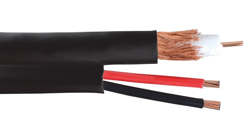 FiveStarCable RG59 1000 ft. Siamese Coaxial CCTV - Combo 20 AWG RG59 Video + 18/2 18AWG Power Cable Color Black - Image 4