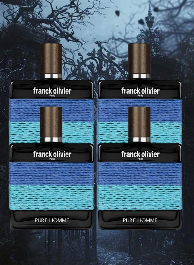 PURE 4 Pieces Paris Pure Homme Perfume For Men 100ml EDP - Image 1