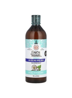 GuruNanda, Natural Oil Pulling Oral Rinse, Coconut + Mint, 16 fl oz (473 ml)