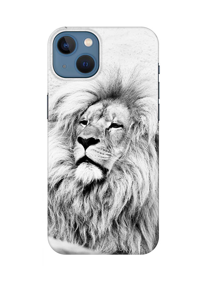Stylizedd Case for iPhone 15 Plus Slim Snap Classic Series Mobile Cover Hard PC Shield Matte Finish Phone CasePrint - Wise Lion - Image 1