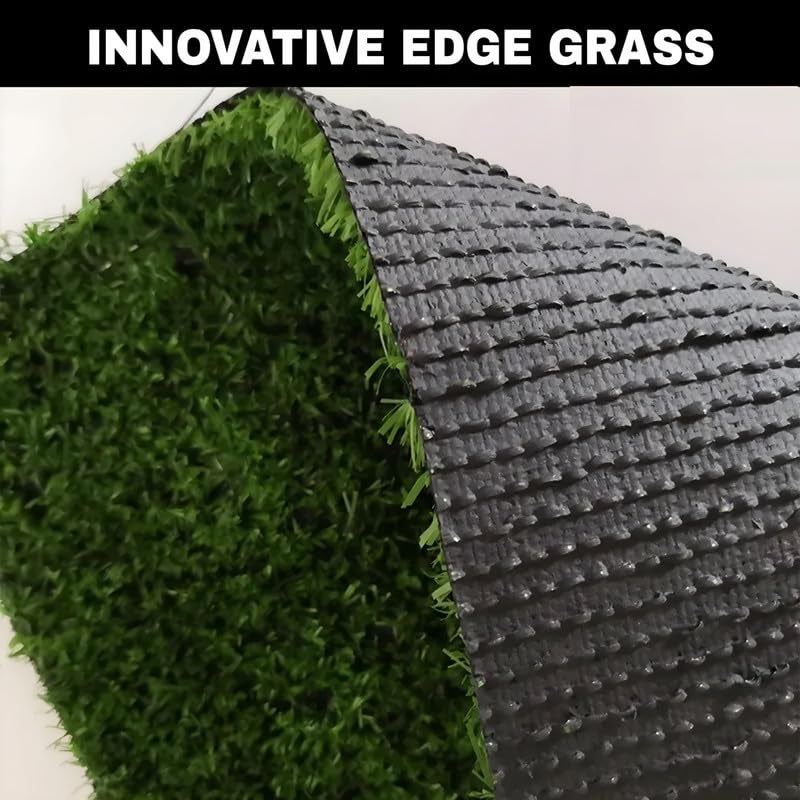 innovative edge innovative edge 25 MM Polypropylene Solid Artificial Grass CarpetSize 2x3 Feet  - Image 2
