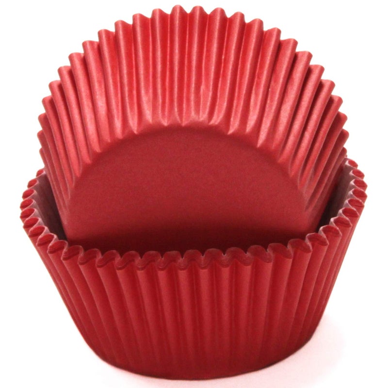 Chef Craft Classic Cupcake Liners, 50 count, Bright Red - Image 4