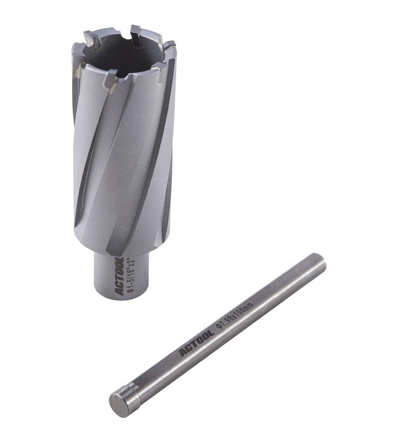 ACTOOL 1-5/16'' Diameter x 2'' Depth of Cut Carbide Tipped TCT ANNULAR Cutter with 3/4'' Weldon Shank - Image 5