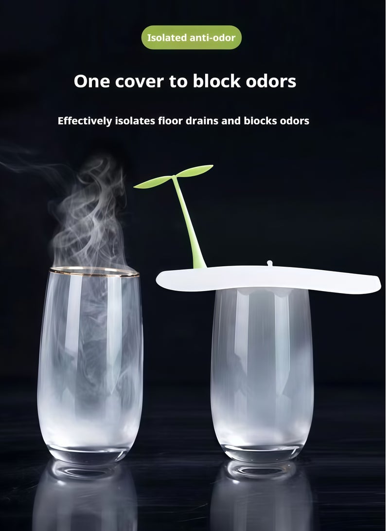 4 قطع من سدادات تصريف أرضية سيليكونية، سدادة تصريف سيليكونية مضادة للروائح، غطاء مزيل للروائح، مزيل روائح المجاري للمطبخ، غطاء تصريف أرضية، سدادة تصريف دش، غطاء تصريف دش للحشرات، غطاء تصريف، سدادات تصريف حوض الاستحمام، أغطية تصريف، غطاء تصريف حوض الاستحمام، سدادة تصريف دش، مناسبة للمطبخ والحمام وغرفة الغسيل - Image 3