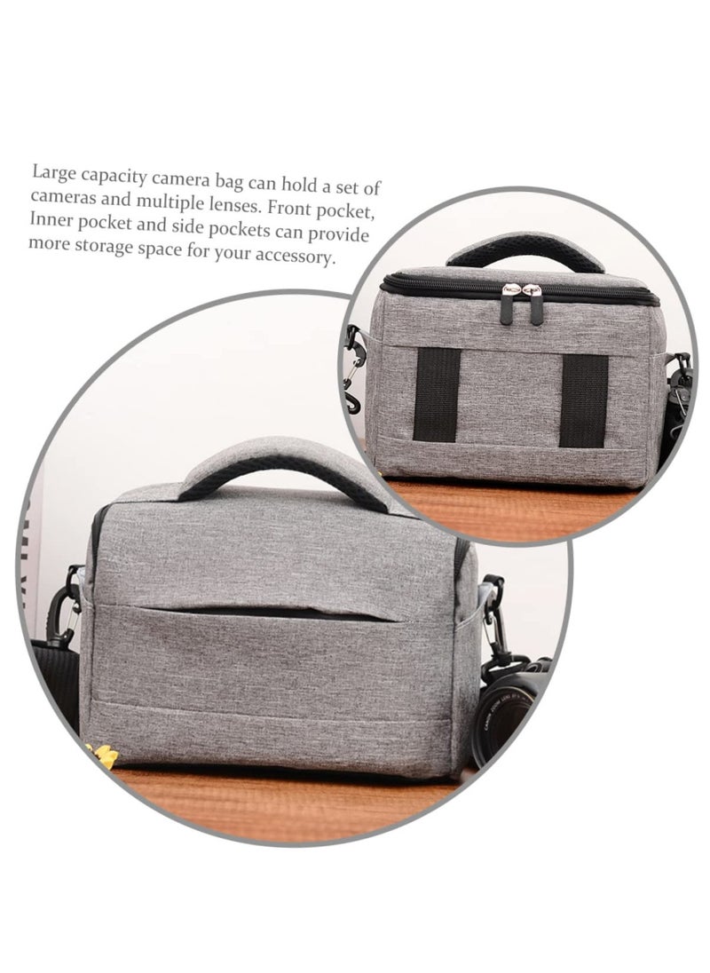 Generic Camera Bag Digital Bag Waterproof Shockproof Breathable Camera Backpack Suitable For Small Video Photo Bag Backpack (Color : Grey)  - Image 4