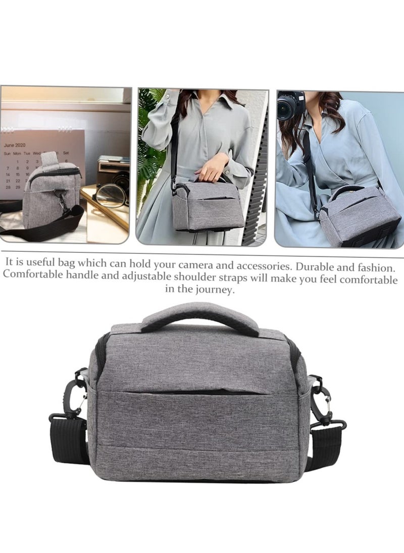 Generic Camera Bag Digital Bag Waterproof Shockproof Breathable Camera Backpack Suitable For Small Video Photo Bag Backpack (Color : Grey)  - Image 5