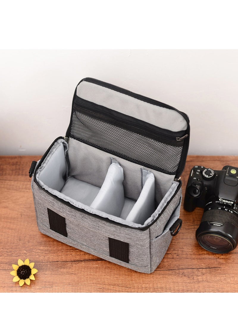 Generic Camera Bag Digital Bag Waterproof Shockproof Breathable Camera Backpack Suitable For Small Video Photo Bag Backpack (Color : Grey)  - Image 2