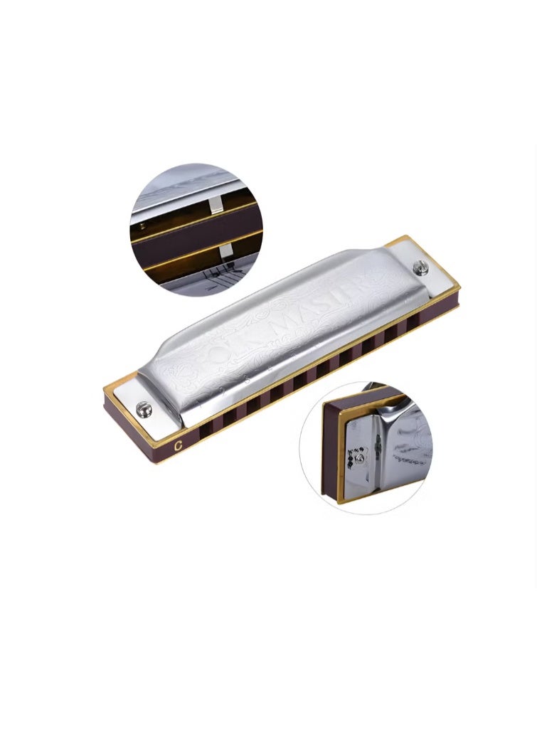 Suzuki Folk Master Harmonica – 10 Holes / 20 Notes – Key of C - Image 3