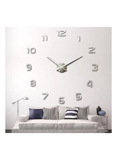 Clock 3D Color Silver
