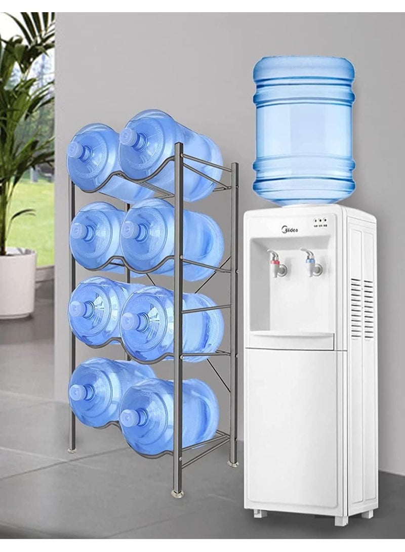 DubaiGallery Heavy-Duty 5-Gallon Water Jug Storage Rack - Tiered Organizer Shelf for Home, Kitchen, Office, Garage, Restaurant, Gym - Reinforced Cooler Holder Stand with Random Color Option - Image 4