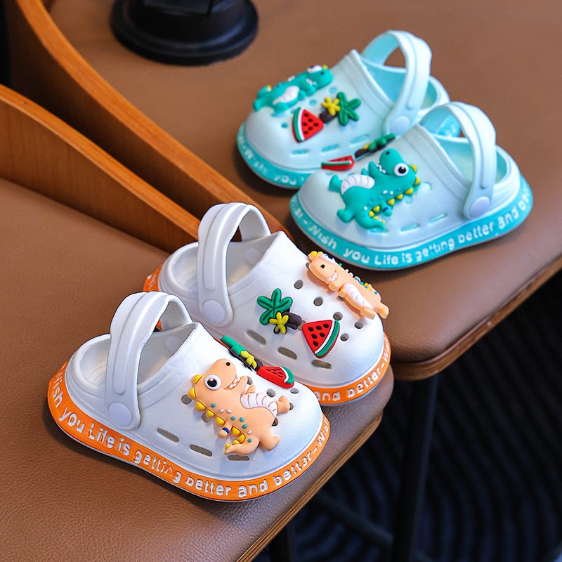 Children'S Cave Shoes Summer Girls 3-6 Years Old Cute Soft Bottom Non-Slip Outdoor Children'S Beach Shoes Eva Baby Slippers - Image 3