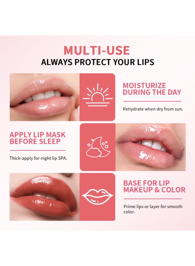 lakerain Moisturizing Lip Oil Lipstick Coating Gloss Silky Soft Smooth Hydrating Essence Lips Oil Lip Makeup Base Oils Lips Gloss Oil Long Lasting Lip Stain Lightweight Lip Tint Glow Lip Tint Oil Honey 01 - Image 5