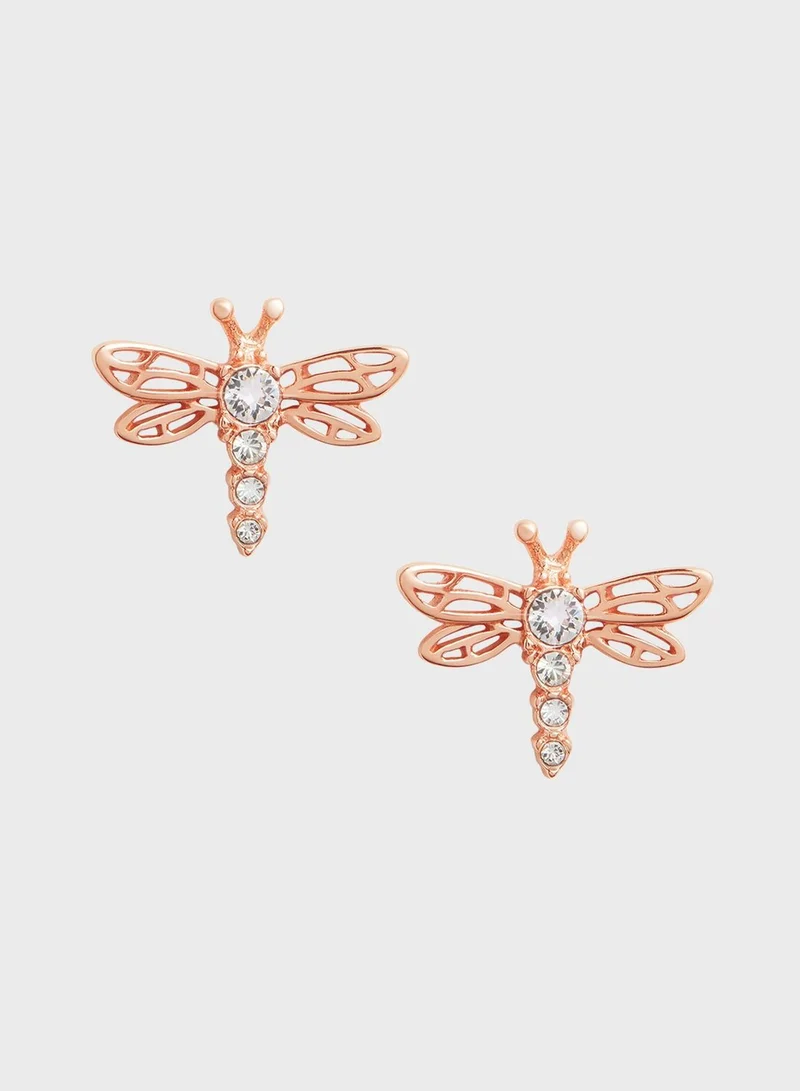 OLIVIA BURTON OBJAME146 Dancing Dragonfly Stud Earrings