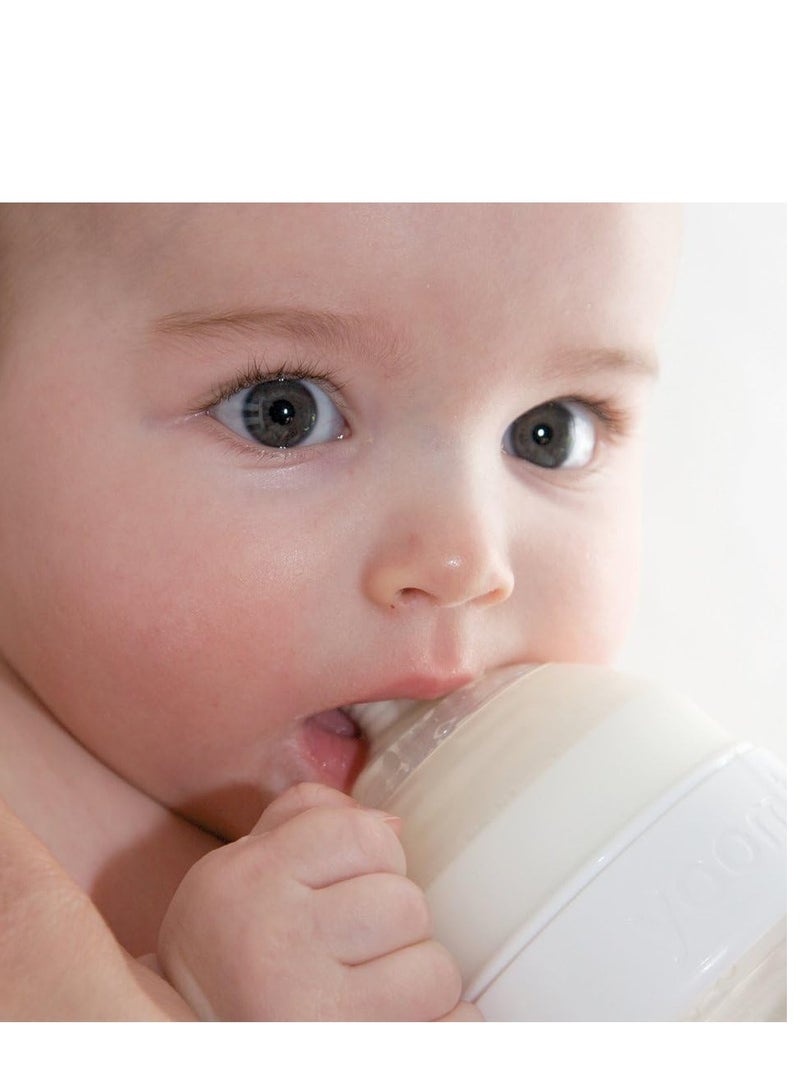 Yoomi Anti-Colic Baby Feeding Bottles – 140ml, BPA Free, Soft Teat, 6 Anti-Colic Vents, Wide Neck for Easy Filling & Cleaning, Spill-Free Cap, Ideal for Bottle & Breastfeeding Transition - Image 2