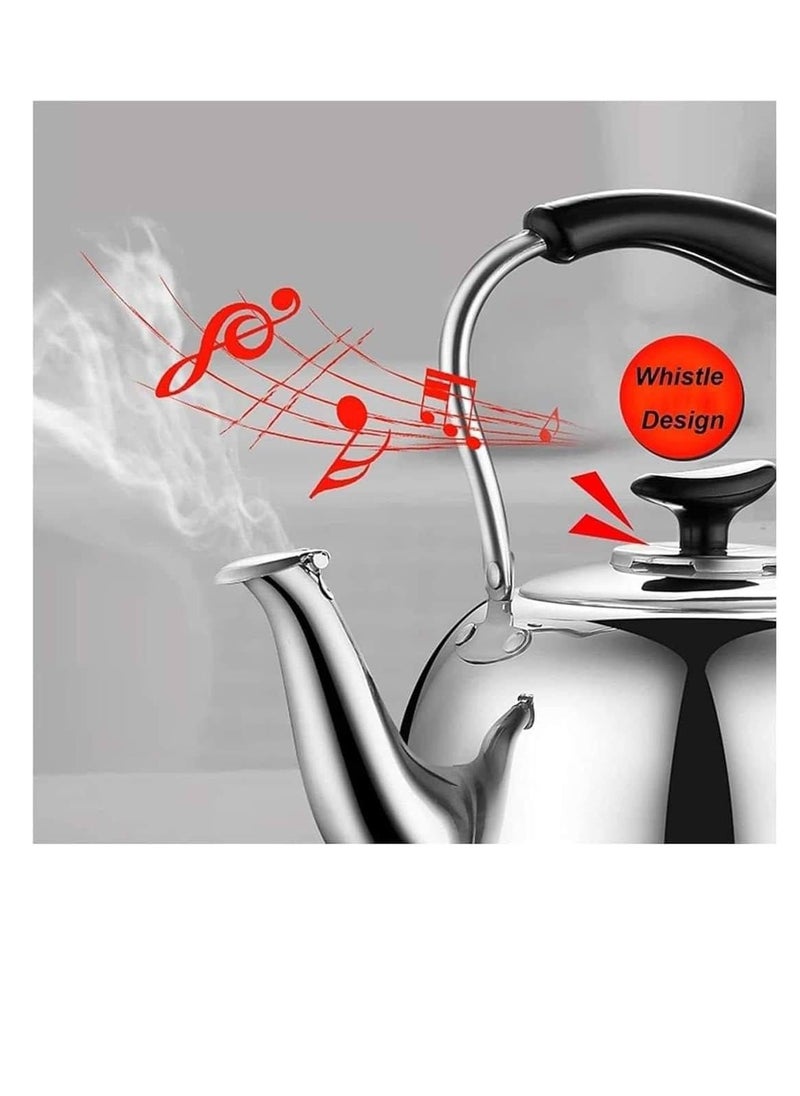 Generic - OM Whistle Jug with Lightweight Material and Heat-Insulating Silicone Handle (1.5 L) - Image 1