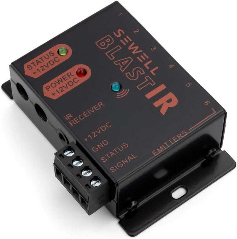 Sewell BlastIR SW-29311 Infrared (IR) Remote Control Receiver Kit (Black) - Image 1