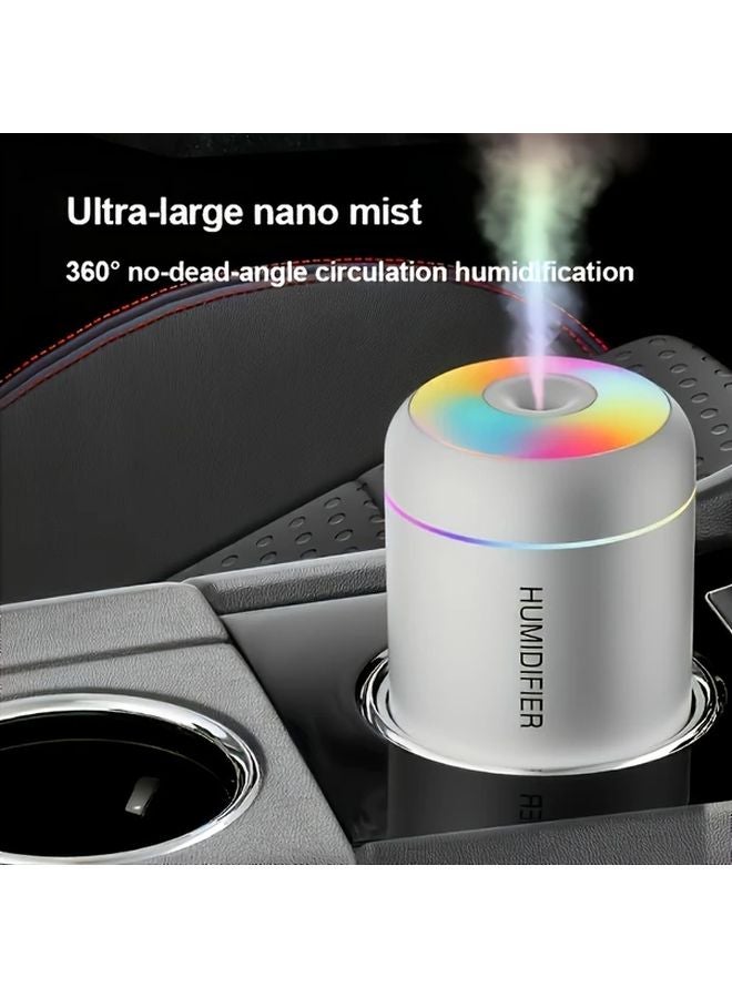 Black USB Essential Oil Diffuser Humidifier With Night Light Cold Mist For Bedroom Car - Image 3