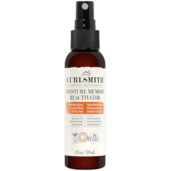 CURLSMITH - MOISTURE MEMORY REACTIVATOR - SWEEPER REFRESHER LEAVE IN CONDITIONER FOR WAVY, CURLY AND FRIZZY HAIR (60ML) TEST OR TRAVEL SIZE