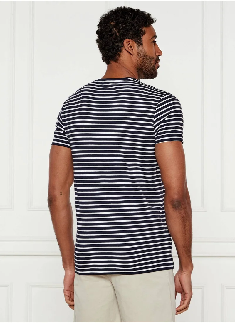 كالفن كلاين Stretch Slim Stripe T-Shirt