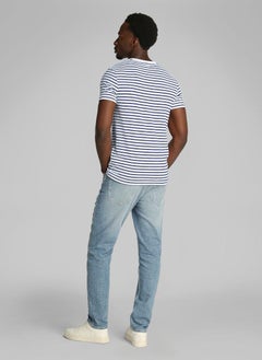 CALVIN KLEIN Stretch Slim Stripe T-Shirt  - Image 2