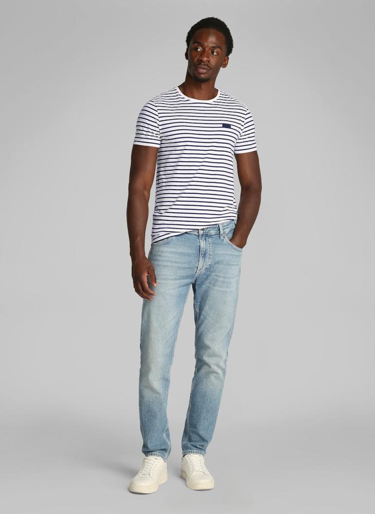 CALVIN KLEIN Stretch Slim Stripe T-Shirt  - Image 4