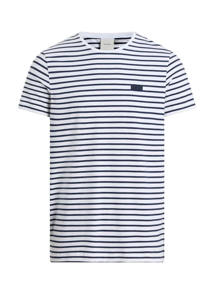 CALVIN KLEIN Stretch Slim Stripe T-Shirt