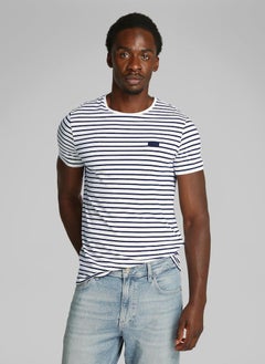 CALVIN KLEIN Stretch Slim Stripe T-Shirt  - Image 1