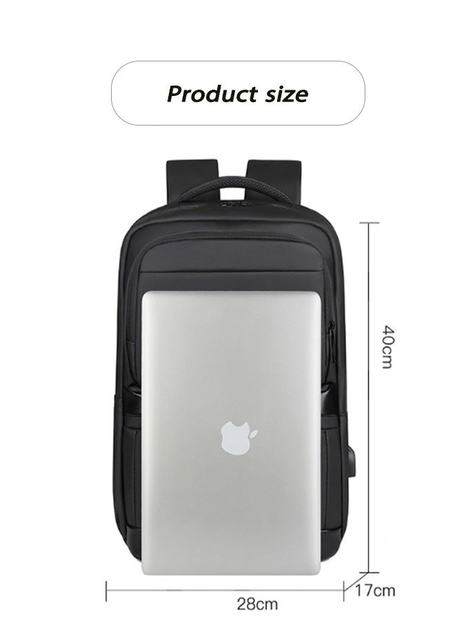 Royal Extra Large 35L Travel Laptop Backpack ,  Water Resistant College School Computer Bag for 16 Inch Laptop and Notebook, Airline Approved Business Work Bag  Anti Theft Computer Bag Work College School Bookbags Gifts,for Men Women (Black) - Image 2