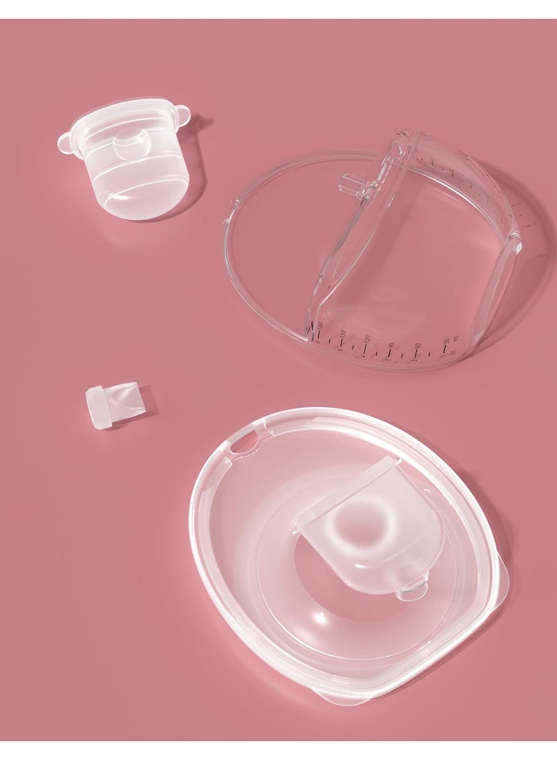 Momcozy مجموعة كاملة من أكواب جمع الحليب متوافقة فقط مع طراز مومكوزي المحمول | M6 غير متوافقة مع الآخرين. طراز مومكوزي الأصلي | M6 ملحقات مضخة الثدي البديلة مع فلانج DoubleFit. - Image 3