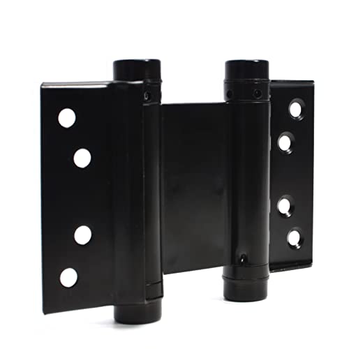BENERAY 3" Double Action Spring Hinges, Self Closing Door Hinges for Saloon Cafe Pub Swinging Doors, 201 Stainless Steel, Including Pins and Screws, 4-Pack - Image 4