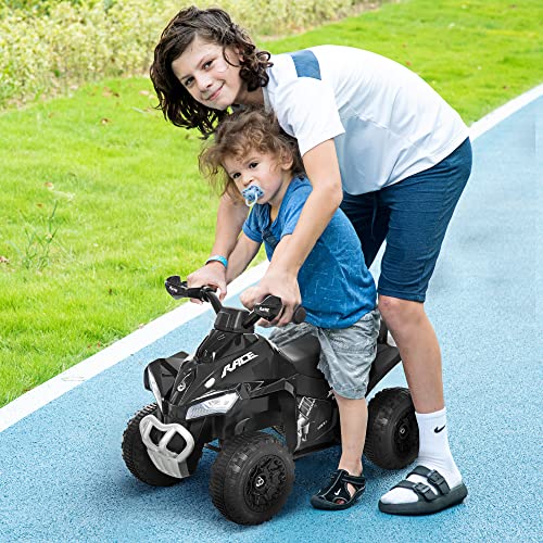 Aosom NO Power Kids Ride On Push Car Ride Racer FoottoFloor Sliding Car Walking ATV Toy with Music Lights for 153 Years Old Black - Image 5