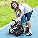Aosom NO Power Kids Ride On Push Car Ride Racer FoottoFloor Sliding Car Walking ATV Toy with Music Lights for 153 Years Old Black - Image 4