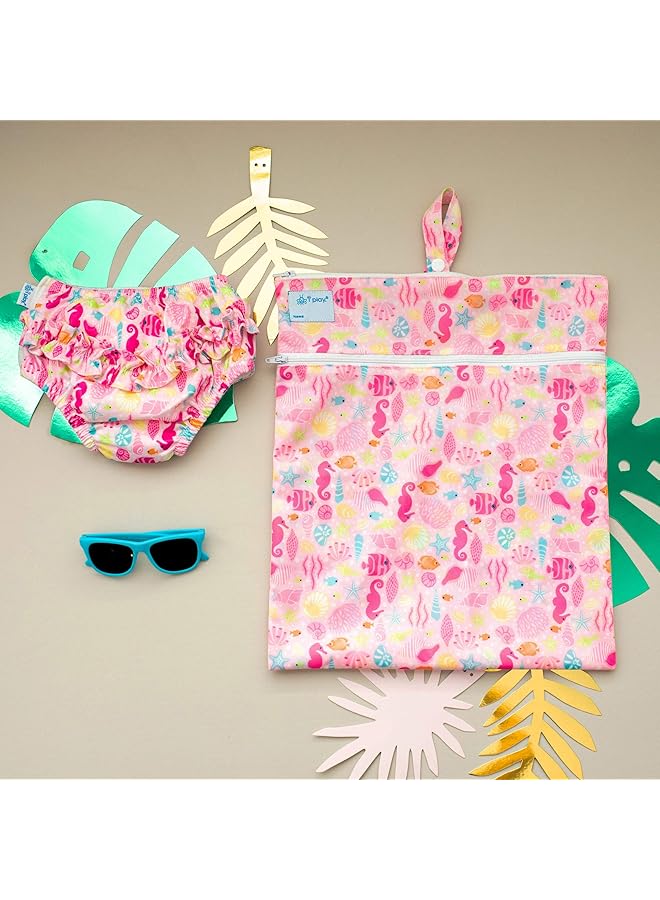 green sprouts Wet And Dry Bag Stores Wet And Dry Items Separately Use For Swim Wear Diapers Underwear Clothes And - Image 5