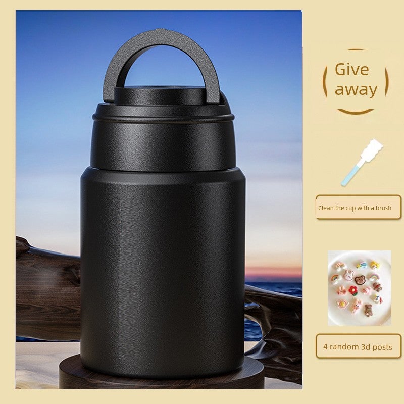 Braised Oats Large Capacity Insulated Lunch Box Bucket Female Student Office Worker Insulated Bucket 316 Stainless Steel Dormitory Braised Cup - Image 5