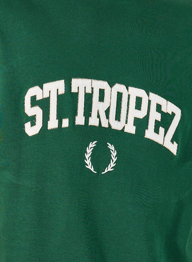 Styli Slogan Embroidered Crew Neck T-Shirt  - Image 3