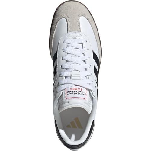 adidas Unisex-Adult Samba Indoor, White/Black/Vivid Red, 11 - Image 3