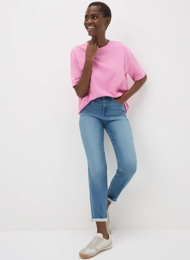 Matalan Lightwash Relaxed Skinny Jeans