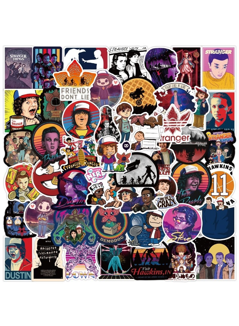 100 Pcs Waterproof Stranger Things Stickers Set - Image 1