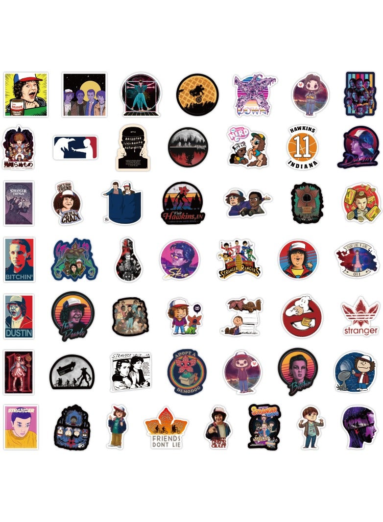 100 Pcs Waterproof Stranger Things Stickers Set - Image 2