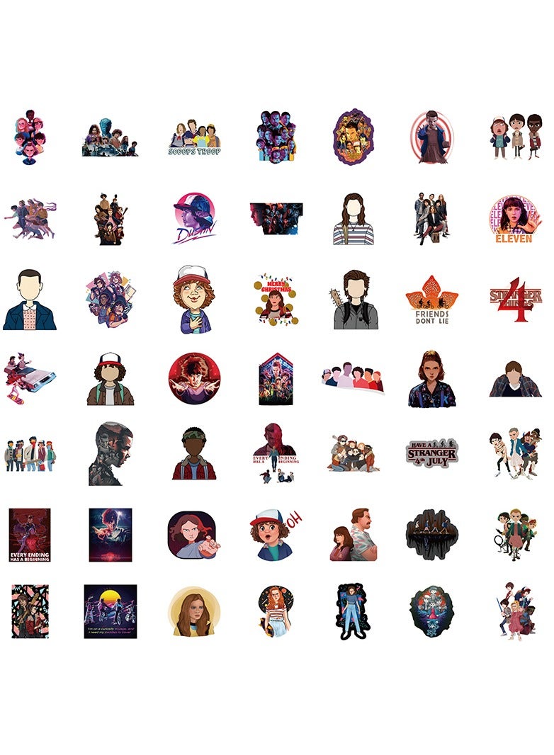 100 Pcs Waterproof Stranger Things Stickers Set - Image 3