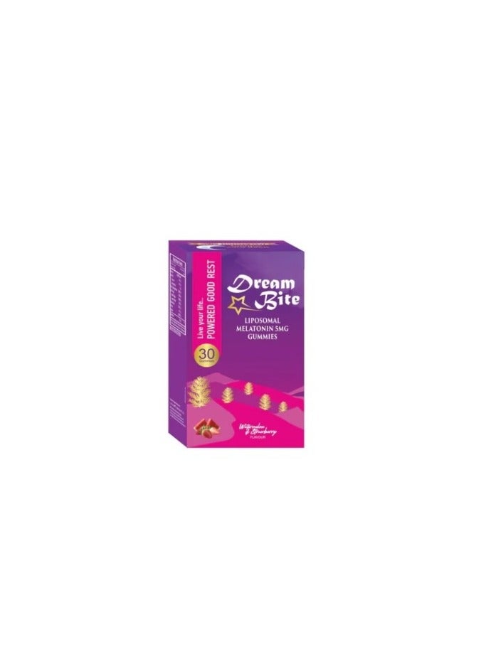Dream Bite Liposomal Melatonin 5mg Gummies 30'S