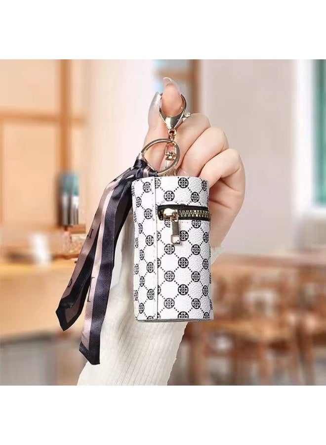 Mini PU Lipstick Pouch Keychain 5.5 x 9.5 cm - Image 1