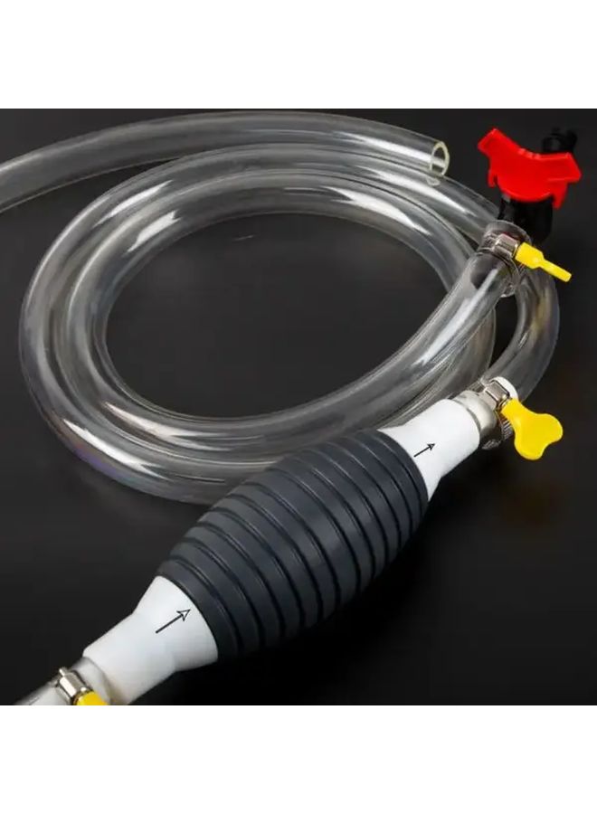 مجموعة مضخة شفط PVC من Black Airbag مع خرطوم لنقل الزيت والماء والوقود - Image 4