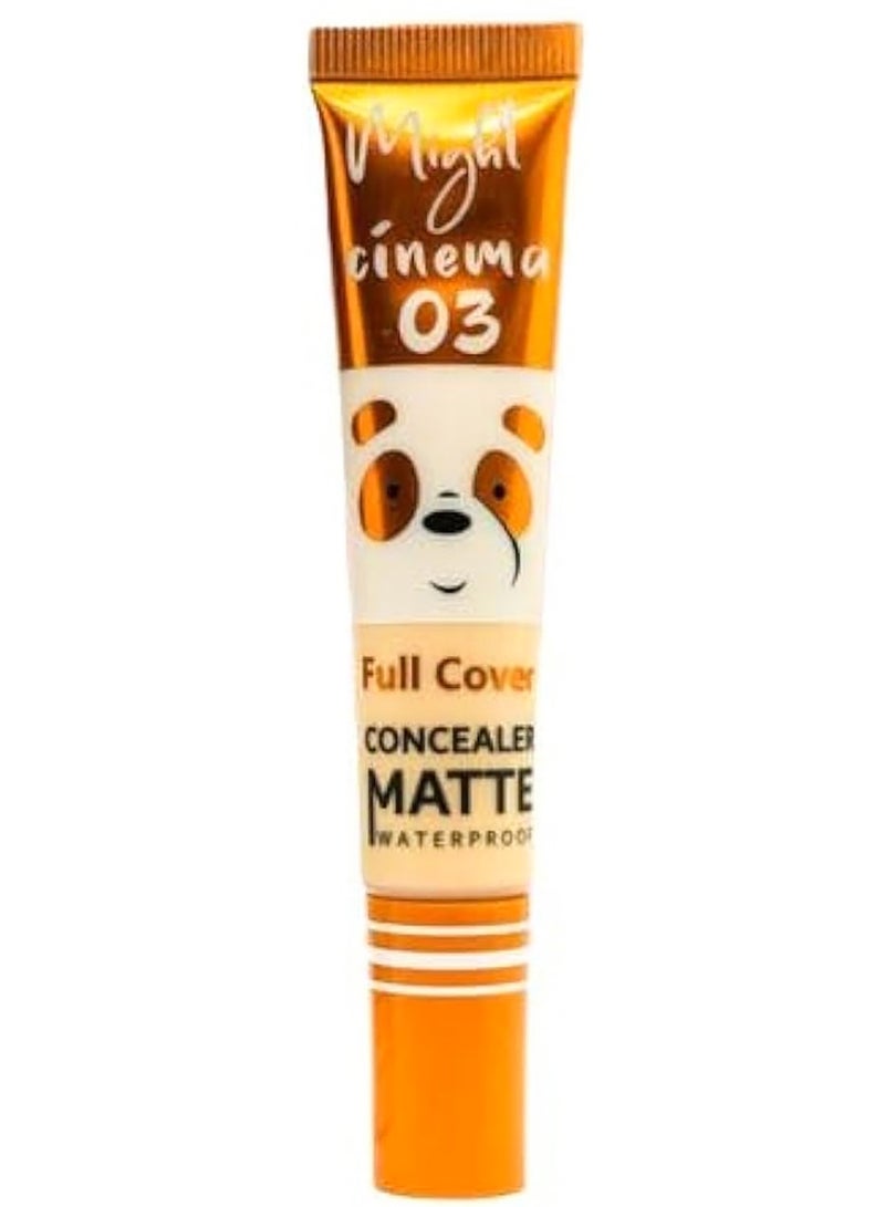 (Might Cinema)Matte Waterproof Full Coverage Concealer-5095- Shade 03
