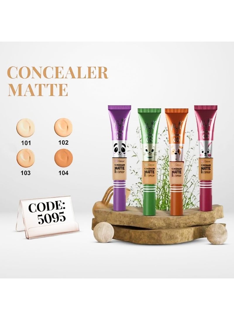 (Might Cinema)Matte Waterproof Full Coverage Concealer-5095- Shade 03