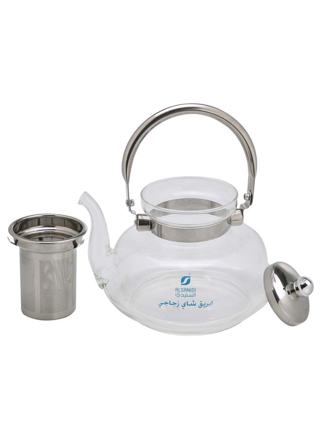 AL SANIDI Glass teapot, Teapot, Transparent , capacity 1200 ml  - Image 3