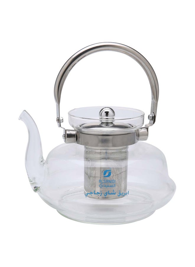 AL SANIDI Glass teapot, Teapot, Transparent , capacity 1200 ml  - Image 1
