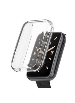 Compatible with Xiaomi MI Band 7 Pro Case Cover - Full Coverage TPU Protective Case Cover Compatible with Xiaomi MI Band 7 Pro(Transparent)