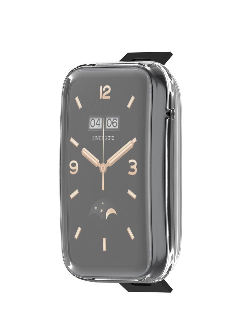 Generic - Compatible with Xiaomi MI Band 7 Pro Case Cover - Full Coverage TPU Protective Case Cover Compatible with Xiaomi MI Band 7 Pro(Transparent) - Image 1