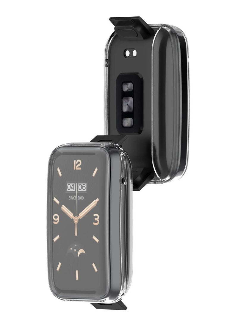 Generic - Compatible with Xiaomi MI Band 7 Pro Case Cover - Full Coverage TPU Protective Case Cover Compatible with Xiaomi MI Band 7 Pro(Transparent) - Image 1